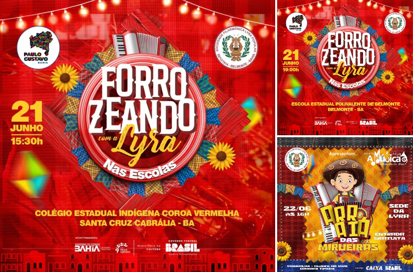 Projeto forrozeando com a Lyra nas Escolas: A música e a cultura belmontense em destaque.