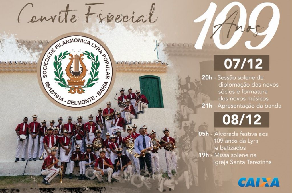 Lyra Popular de Belmonte comemora os seus 109 anos de existência.
